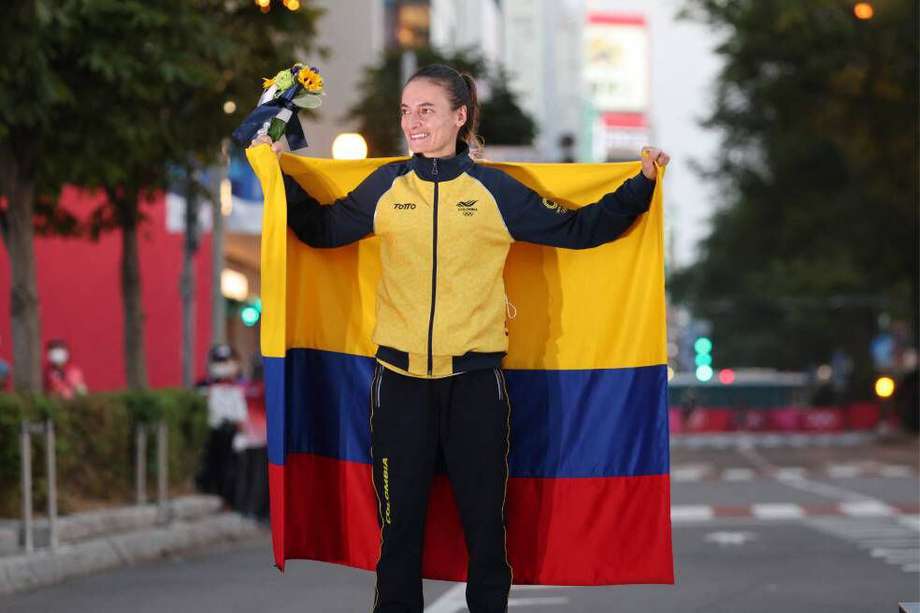 Sandra Lorena Arenas, una de las medallistas de Colombia en Tokio 2020, estará también en París 2024. 