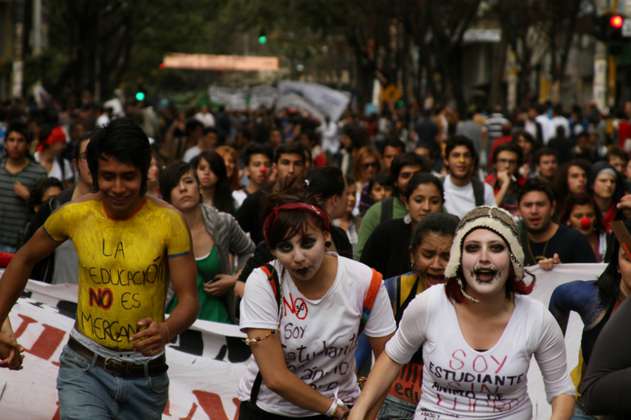 Protestas en Colombia, ¿parte de un movimiento mundial? 