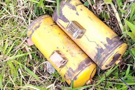 Ejército realiza detonación controlada de dos cilindros bomba en Guayabetal, Cundinamarca