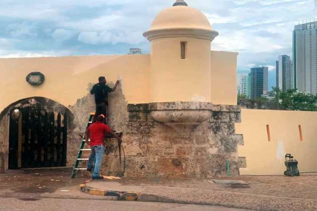 Finalizó restauración del Fuerte San Sebastián de Pastelillo en Cartagena