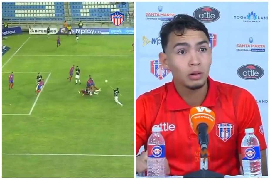 Junior y Unión Magdalena empataron 2-2 en la décima jornada de la Liga BetPlay, Ricardo “Caballo” Márquez en rueda de prensa después del partido.