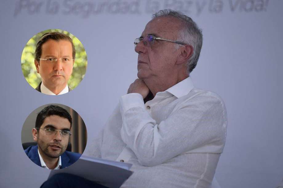 Los congresistas David Luna y Hernán Cadavid fueron algunos de los miembros de la oposición que pidieron la renuncia del ministro Iván Velásquez.