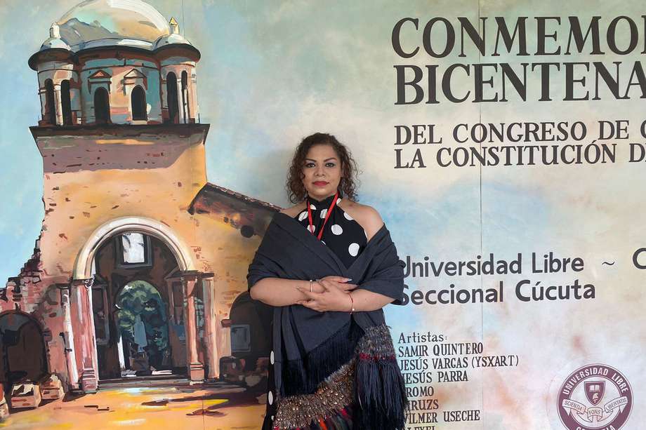 Sandra Gisella Gómez vistió Cúcuta (Norte de Santander) en el marco del Congreso Internacional sobre Derecho Constitucional organizado por la Universidad Libre de Colombia y la Corte Constitucional / Archivo El Espectador