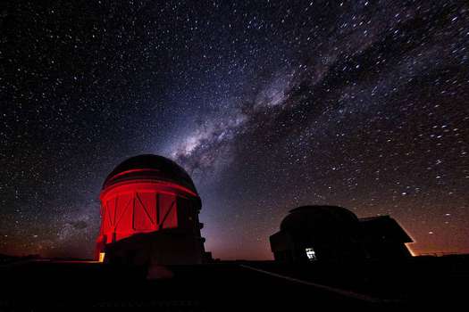 El Dark Energy Survey utiliza una cámara de 570 megapíxeles montada en el Telescopio Blanco, en el Observatorio Interamericano de Cerro Tololo, en Chile. 