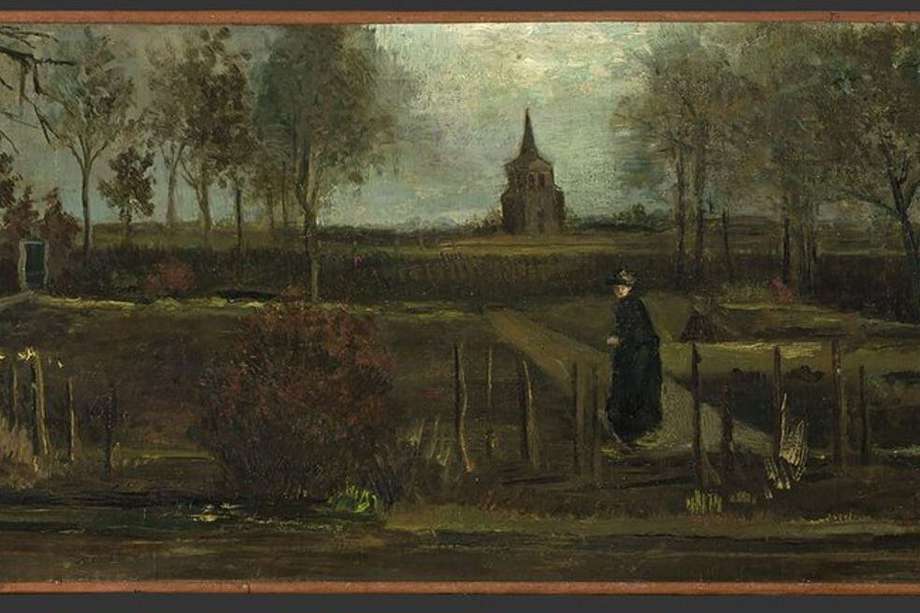 La pintura "El jardín de la casa parroquial en Nuenen en primavera" fue robada en 2020 del Museo Singer Laren, cerca de Ámsterdam.