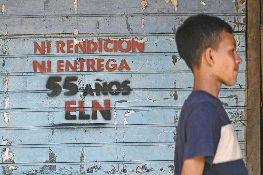 Entre Arauquita y Tame,  muchas casas están marcadas por los grupos armados. / Jose Vargas