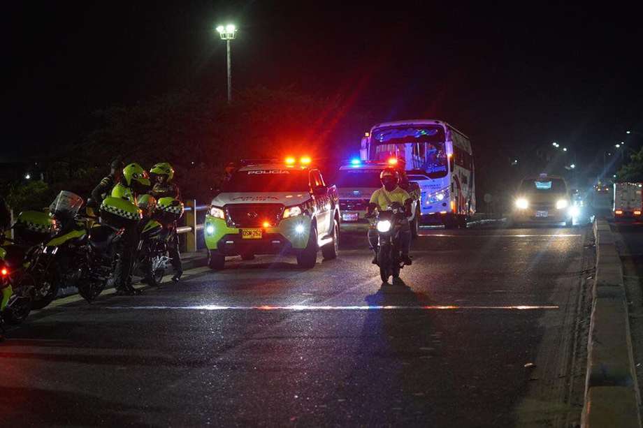 En la ciudad iniciaron patrullajes para garantizar la seguridad a los conductores y pasajeros en Barranquilla y el área metropolitana.