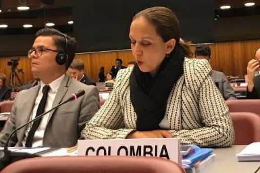 Adriana del Rosario Mendoza, embajadora de Colombia ante la ONU. Foto: Cancillería.