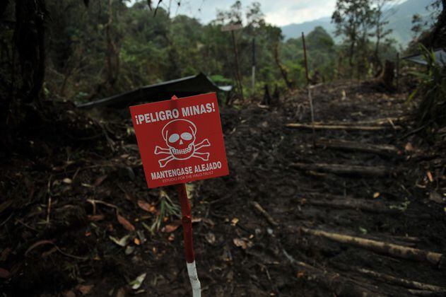 57 municipios de Antioquia: libres de sospecha por minas antipersonal