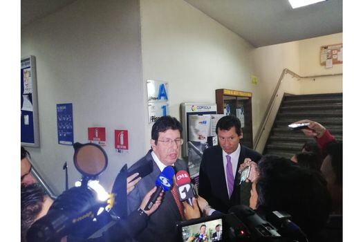 Fernando Marín a la salida de su imputación de cargos.  / Archivo El Espectador