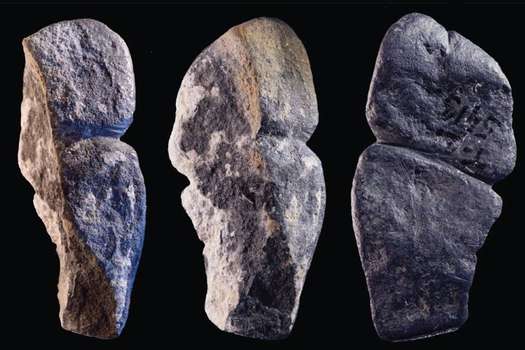 Imagen del objeto descubierto por el equipo de arqueólogos.