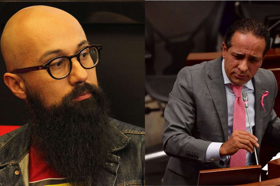 Según el precandidato Carlos Carrillo (izquierda), el presidente del partido, el senador Alexander López (derecha)  ha dilatado la firma del documento oficial para su aval por parte de movimiento político.