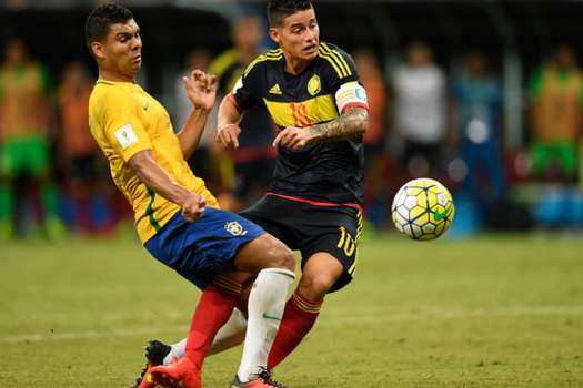 Brasil derrotó 2-1 a Colombia. / AFP