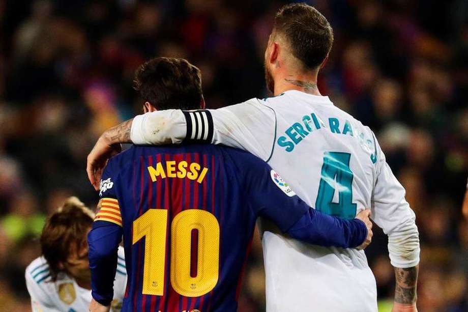 Messi y Ramos, durante un clásico entre Barcelona y Real Madrid.
