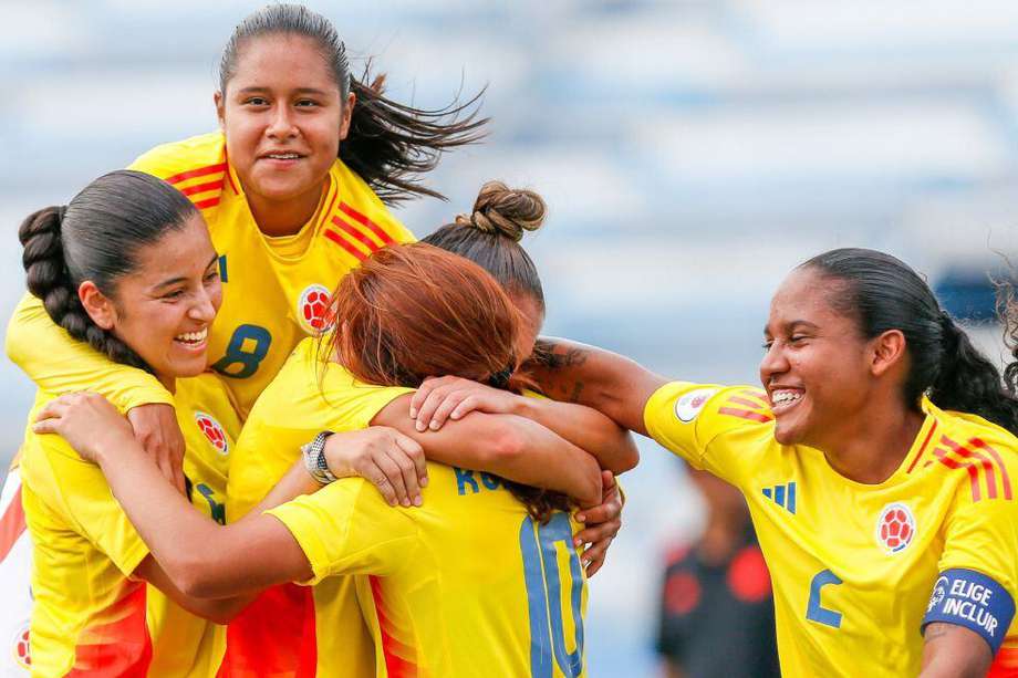 La selección sub 20 de Colombia no se cansa de celebrar en el Suramericano de la categoría, en Ecuador.
