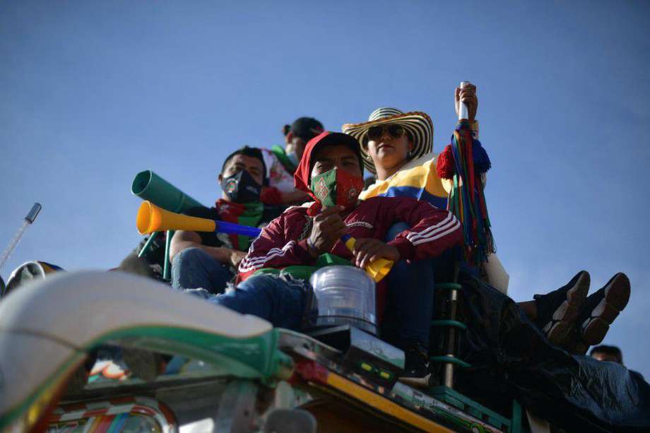 De 4.000 a 7.000 personas de la minga ingresaron a Bogotá en octubre de 2020.