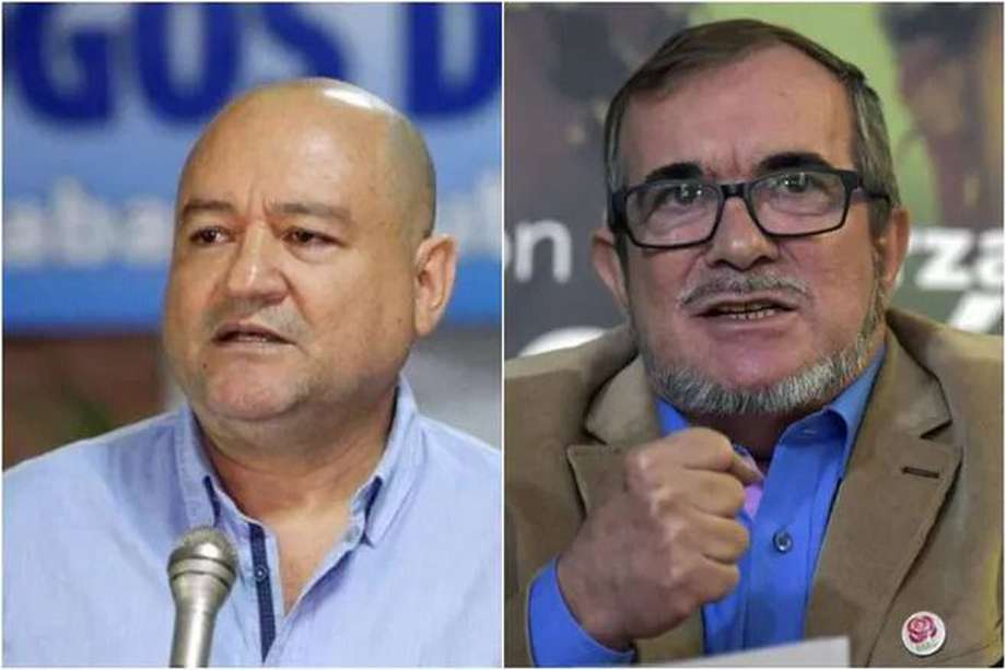 Carlos Antonio Lozada (izquierda) y Rodrigo Londoño (derecha) son quienes tendrían los detalles del magnicidio del político Álvaro Gómez Hurtado.