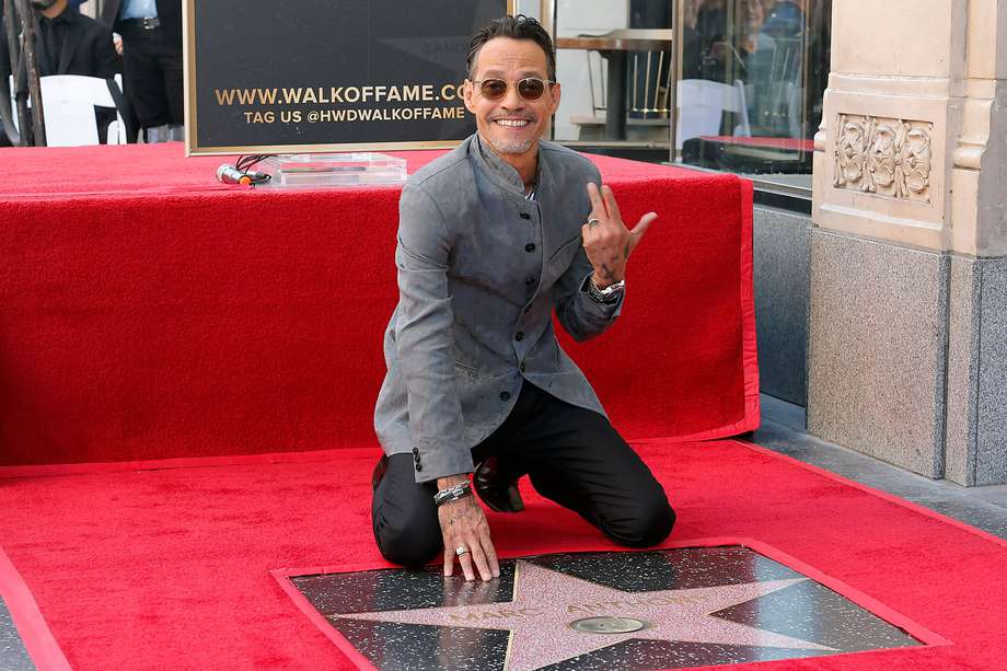 HOLLYWOOD, CALIFORNIA - SEPTEMBER 07: Marc Anthony attends his Hollywood Walk of Fame Star Ceremony on September 07, 2023 in Hollywood, California. (Photo by Emma McIntyre/Getty Images)