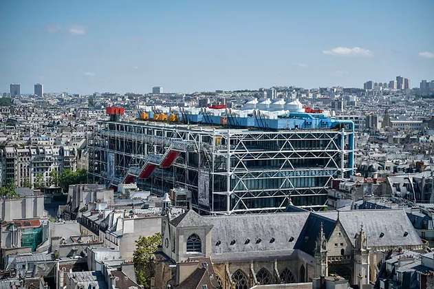 Centro Pompidou prepara histórica mudanza antes de una restauración que durará cinco años