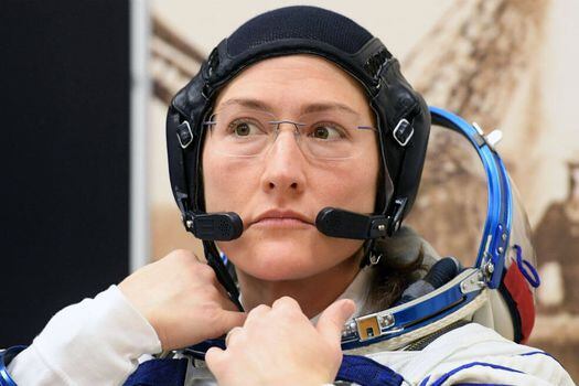 La astronauta estadounidense Christina Koch permanecerá 11 meses en la Estación Espacial Internacional (ISS). / Foto: AFP.