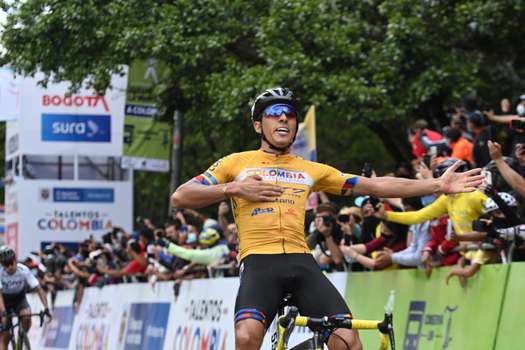 Quiroz ganó la última etapa de la pasada Vuelta a Colombia.