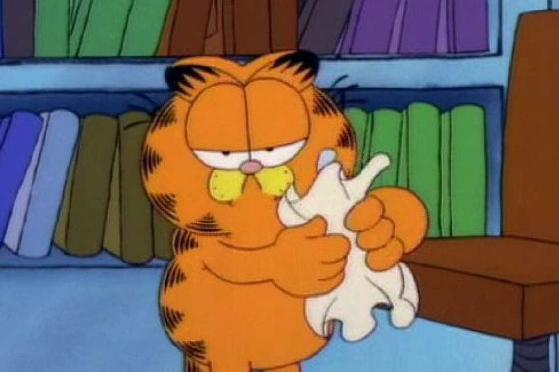 Garfield es el nombre de una tira de prensa creada por Jim Davis, que tiene como protagonistas al gato Garfield, al no muy brillante perro Odie, y a su dueño, el ingenuo Jon Arbuckle. Su popularidad lo llevo de la televisión al cine en 2004.