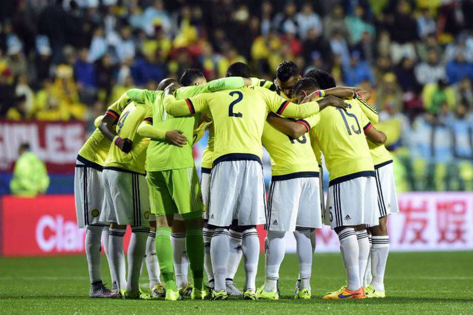 Selección Colombia en el partido de cuartos de final de la Copa América. Foto: AFP