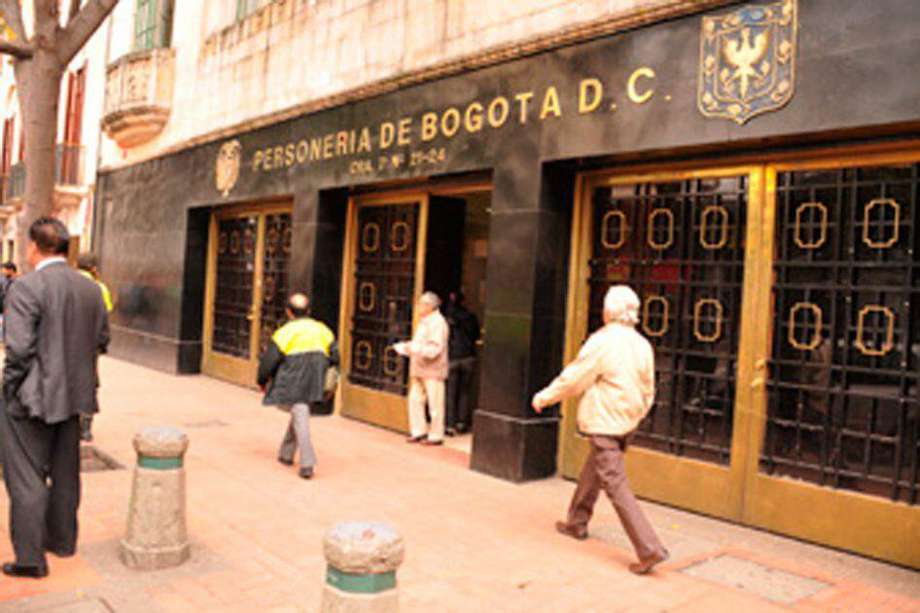 Personería de Bogotá. (Imagen de referencia)