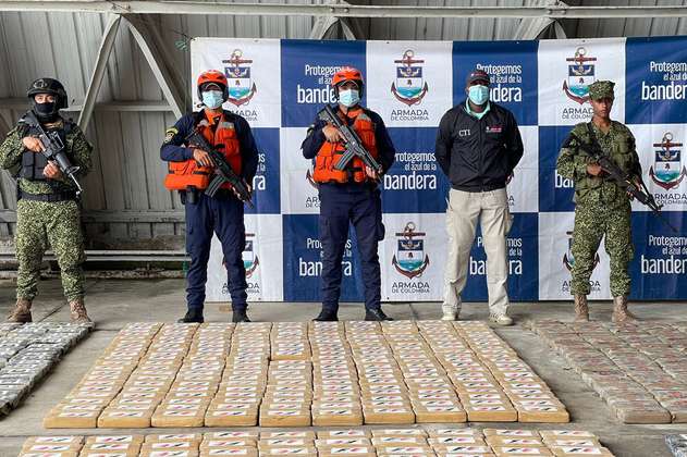 Golpe al Clan del Golfo: la Armada incauta cocaína por US$ 85 millones 