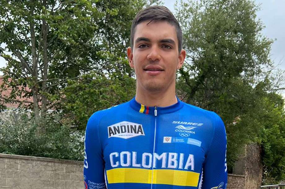 Juan Manuel Barboza, ciclista clombiano en el Mundial de Wollongong. // Fedeciclismo