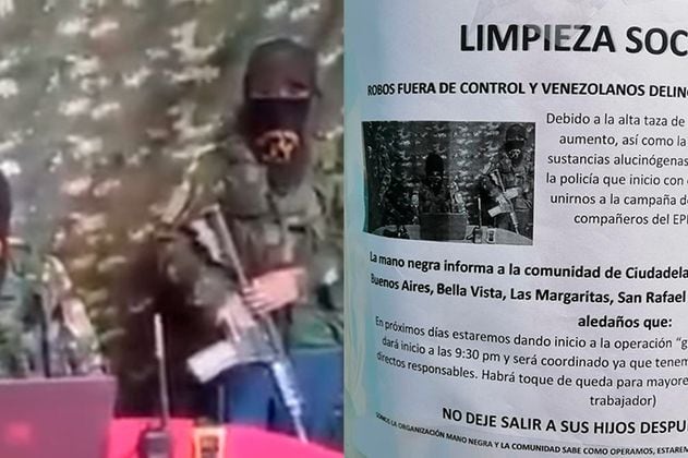 Grupo armado amenaza con hacer limpieza social en Bogotá