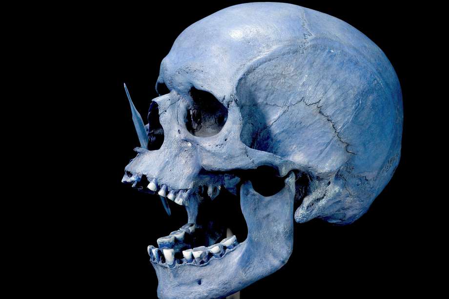 MADRID, 10/01/2024.- Imagen de uno de los cráneos del neolítico analizados en uno de los cuatro estudios publicados hoy miércoles en la revista Nature. EFE/ Museo Nacional Danés 