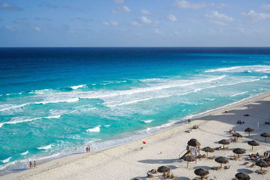 Cancún es uno de los destinos internacionales preferidos por los colombianos.