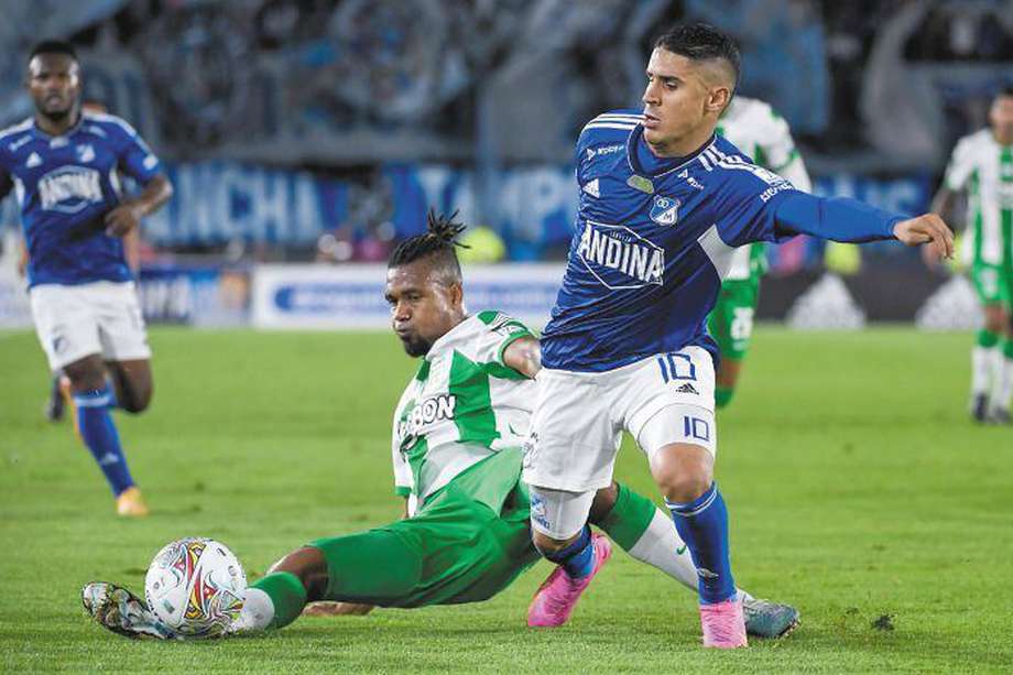 Millonarios y Nacional jugaron la final de la Liga BetPlay del semestre pasado, ahora lo harán en la Copa.   / Mauricio Alvarado
