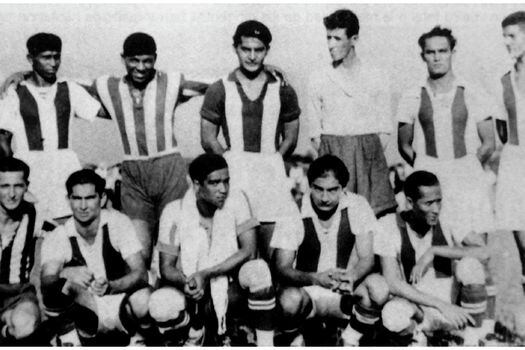 La selección de Colombia que participó en la Copa América del 45, con Roberto Meléndez y Romelio Martínez como figuras principales // Cortesía Mundo Fútbol.