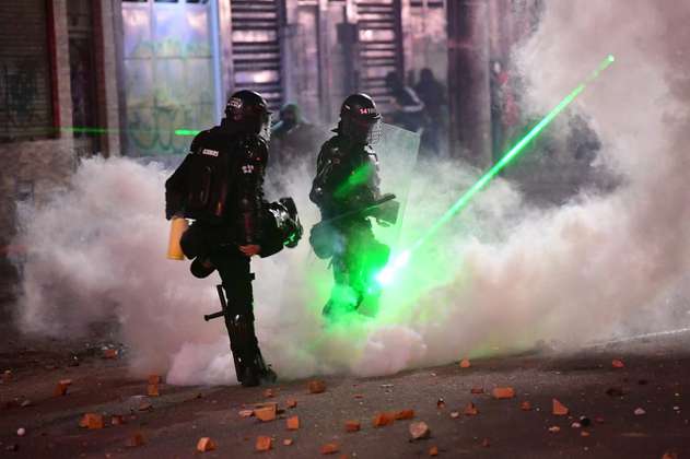 Imágenes de los disturbios en que terminó la jornada del 19M en Portal Américas