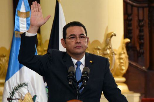 Jimmy Morales, presidente de Guatemala. / EFE