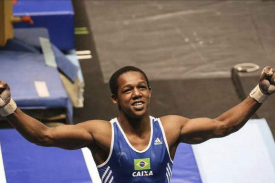 El gimnasta brasileño Angelo Assumpçao, quien recibió comentarios racistas de sus compañeros. / EFE