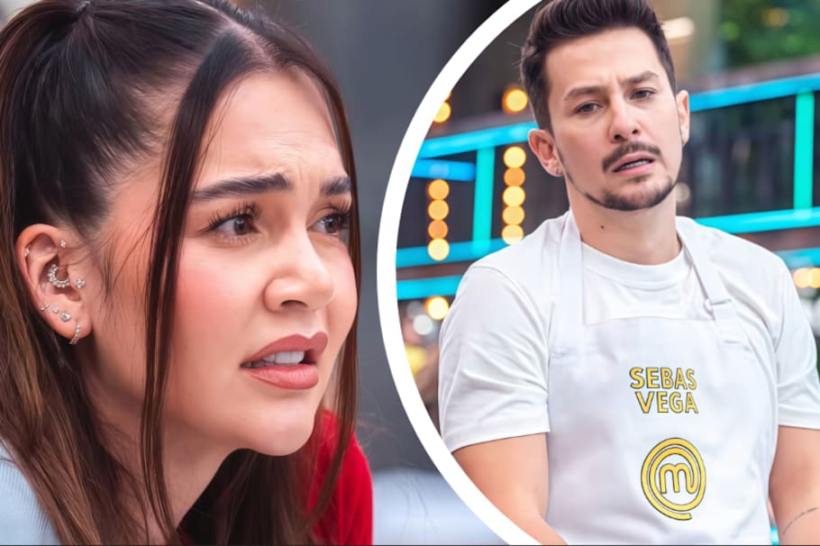 Lina Tejeiro y exnovio Sebastián Vega en ‘MasterChef’
