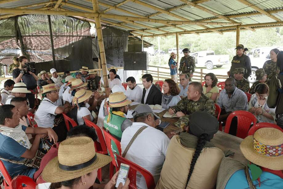 Los diálogos empezaron hoy. / Tomada de Twitter: @MinInterior