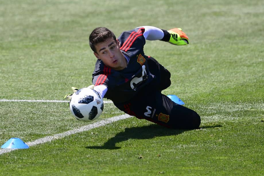 Kepa, arquero español de Chelsea. / AFP