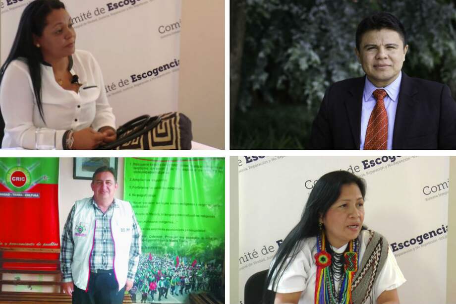 (Der.) Ana Manuela Ochoa, Juan José Catillo, José Miller Hormiga y Belkis Florentina Izquierdo. / Cortesía