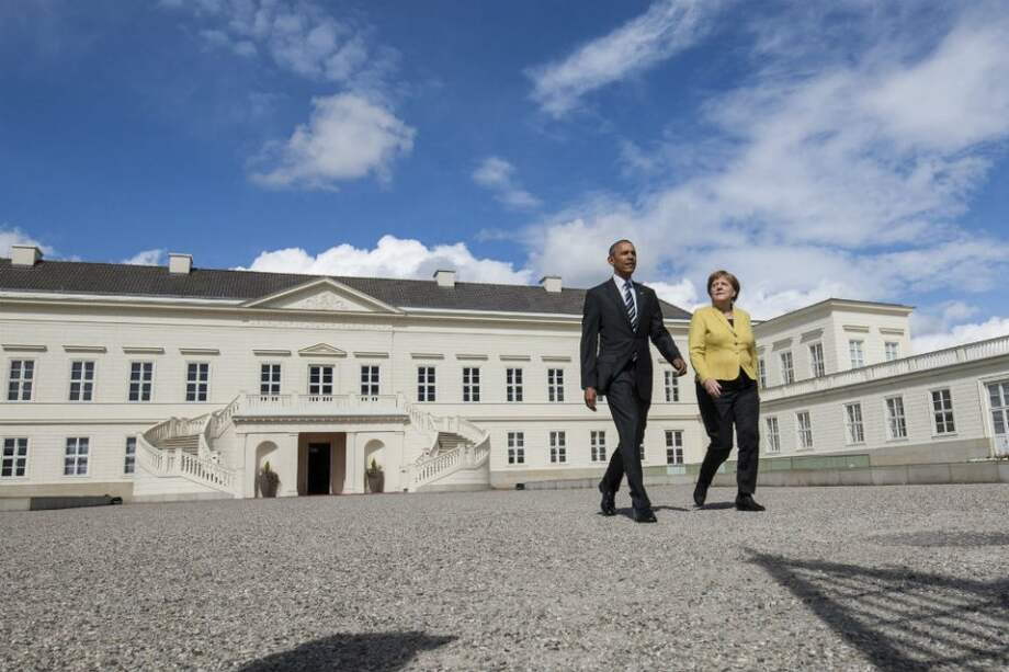 El presidente de EE.UU., Barack Obama, y la canciller alemana, Ángela Merkel. / EFE