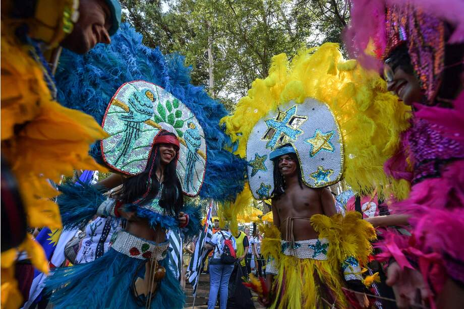 Así se vivía el tradicional desfile de carnaval Galo da Madrugada, en Sao Paulo, antes de la llegada del coronavirus. Por un repunte en el número de contagios, las fiestas callejeras del 2022 fueron canceladas en esta ciudad.