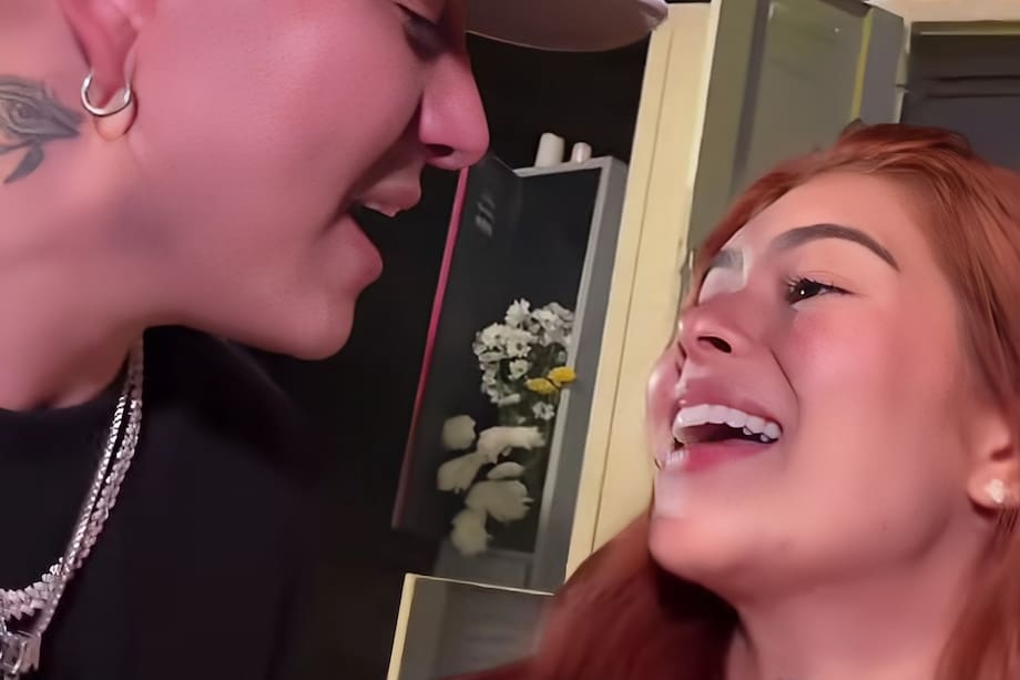 Andy Rivera y 'Xime Mua' en su primera cita.