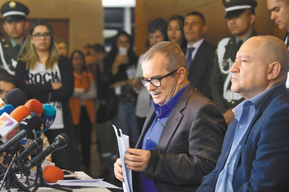 31 exjefes de las Farc comparecieron ante la JEP por el caso 001, sobre retenciones ilegales en el marco del conflicto. / Archivo El Espectador.