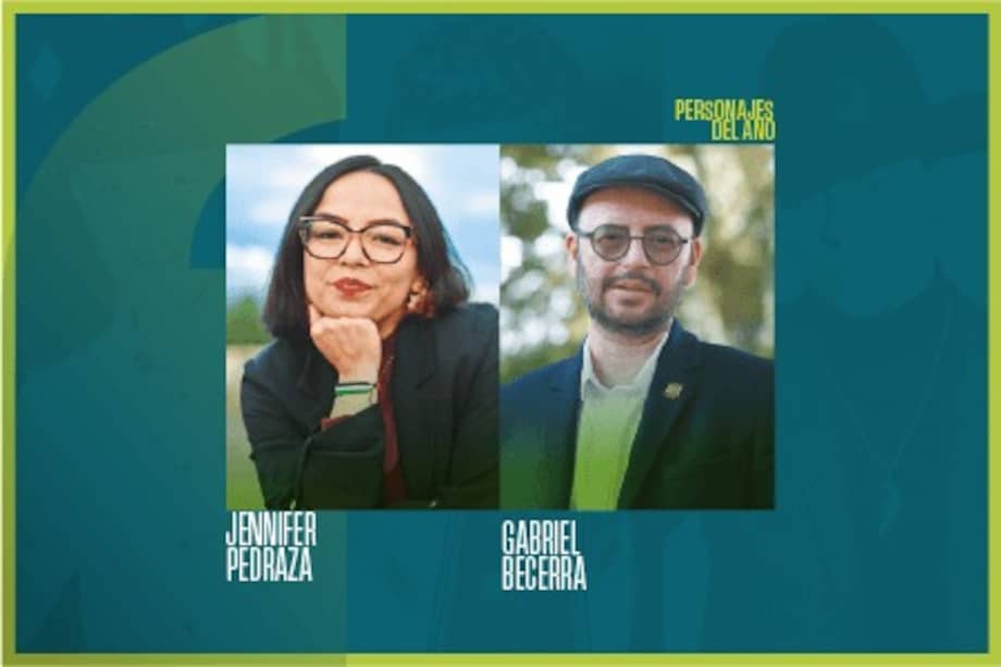 Jennifer Pedraza y Gabriel Becerra son dos de los personajes del año de El Espectador.