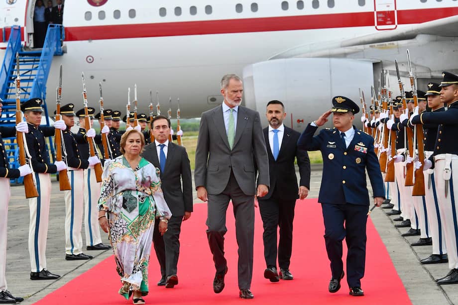 El rey Felipe VI de España ya está en Cali.