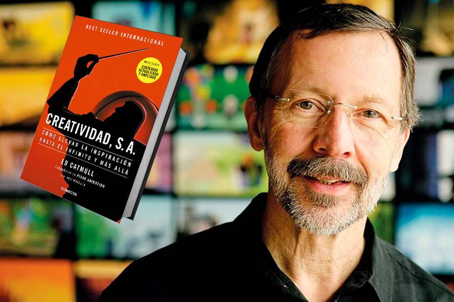 Ed Catmull es cofundador y presidente de Pixar Animation Studios y actual cabeza de Disney Animation Studios. A su izquierda, la portada de la edición actualizada de su libro.