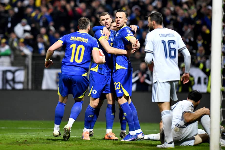 Bosnia-Herzegovina dio un golpe de autoridad y dejó por fuera del Mundial a Italia.
